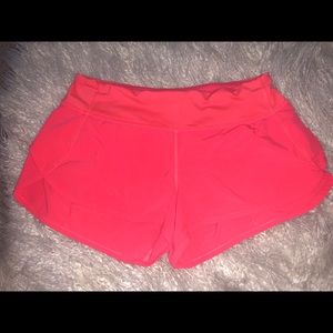 lululemon speed shorts